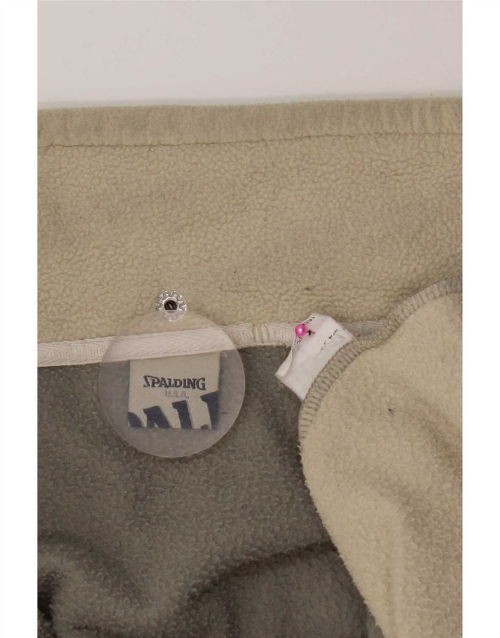 Spalding Mens Liner Fleece Jacket UK 42 XL Cinza Colourblock Poliéster