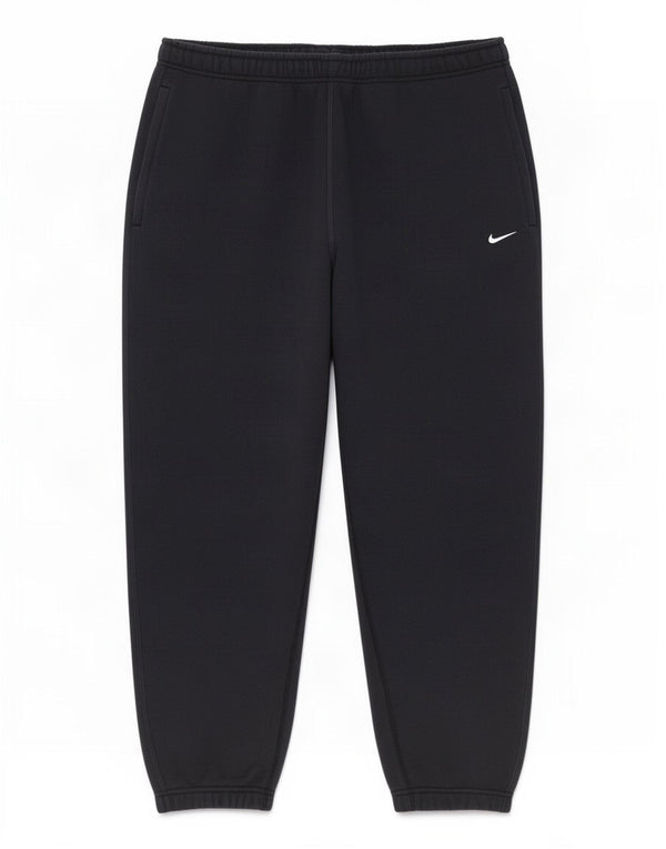 Calça de treino masculina Nike joggers grande algodão preto