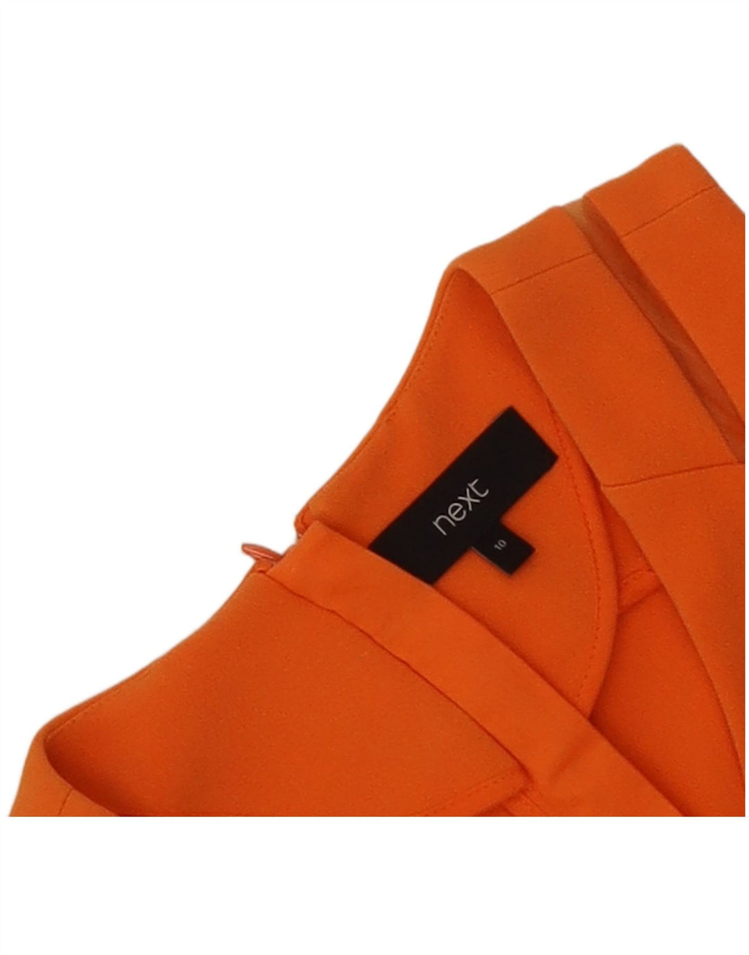Próximo Vestido feminino sem mangas Shift UK 10 pequeno laranja