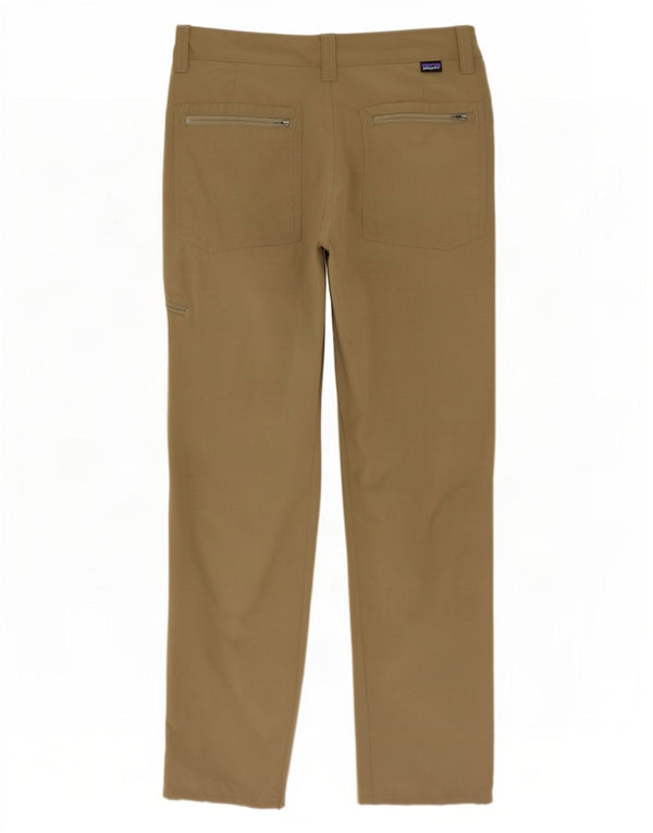 Calça cargo reta feminina Patagonia W32 L30 cáqui