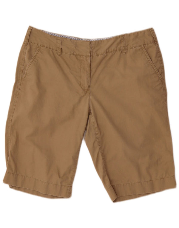 Shorts Chino feminino Tommy Hilfiger US 8 médio W30 algodão bege