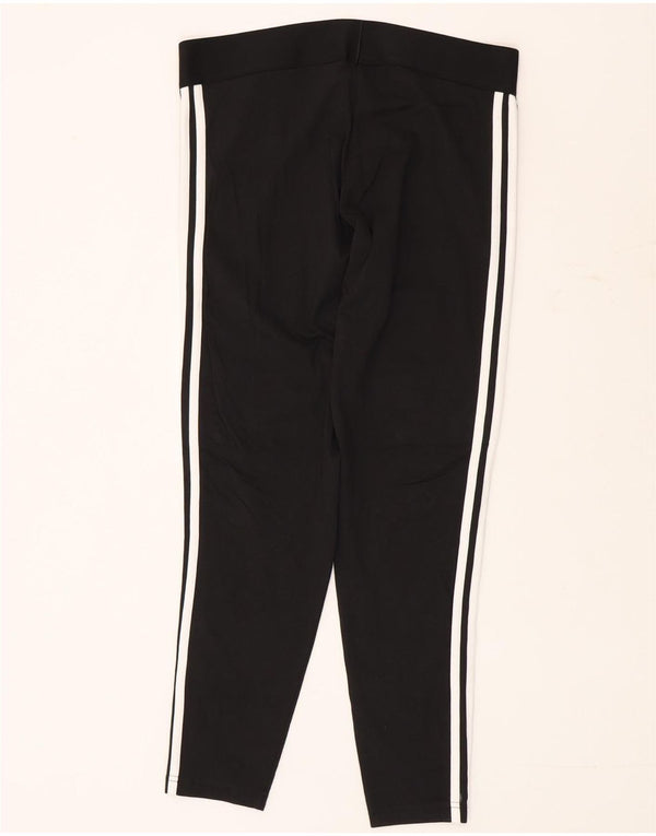 Leggings Adidas Femininas UK 16/18 Grande Algodão Preto