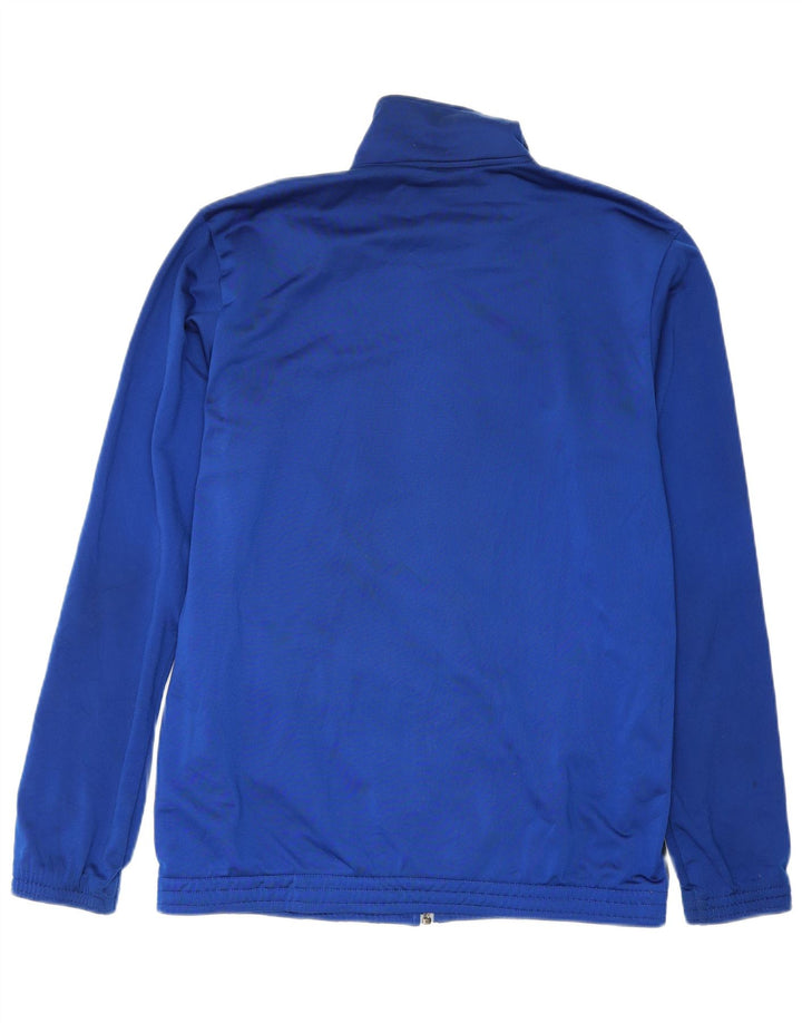 Adidas Mens Tracksuit Top Jacket UK 40/42 Médio Azul Colourblock Poliéster