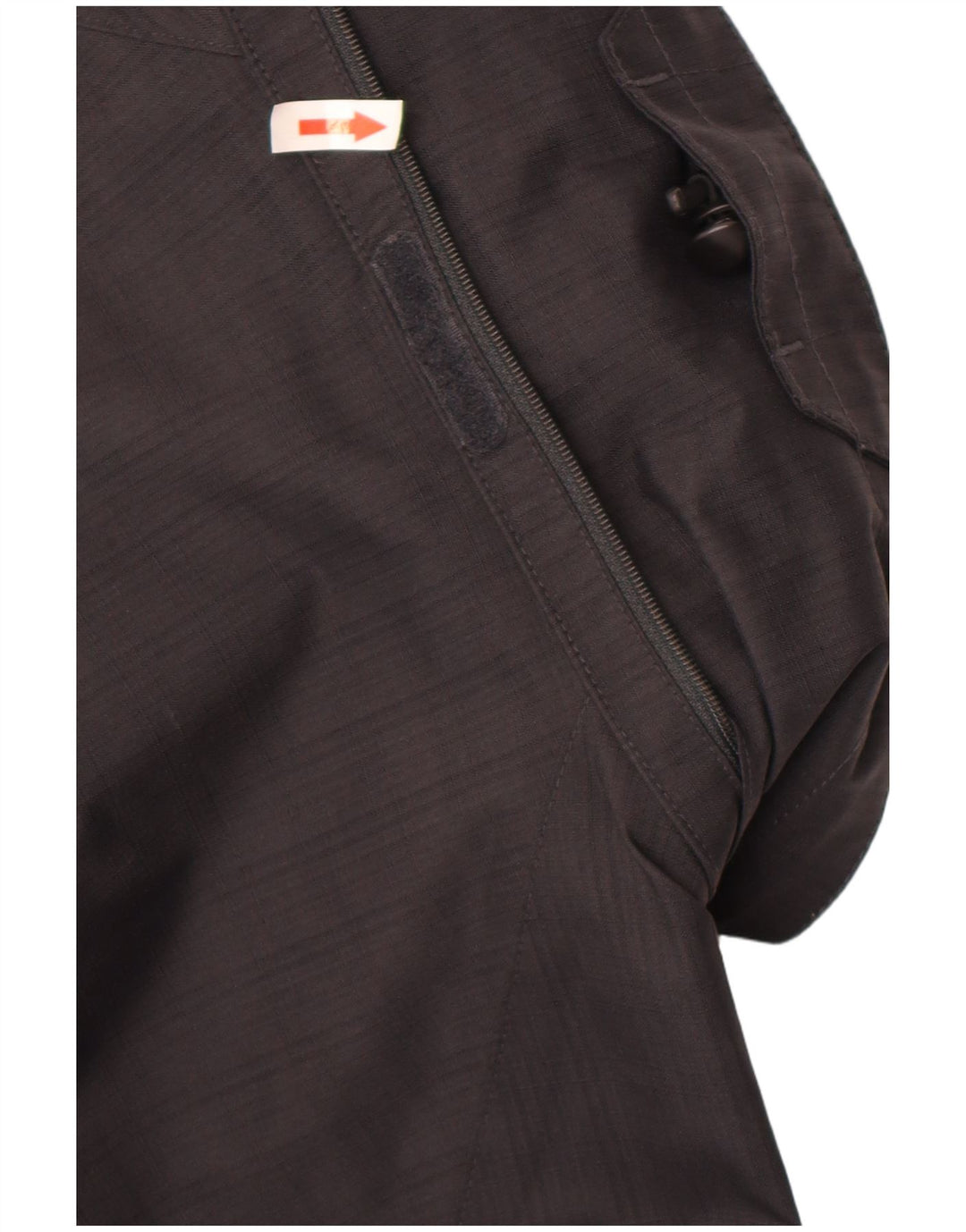 Jaqueta de chuva masculina Jack Wolfskin Reino Unido 40 grande poliéster preto