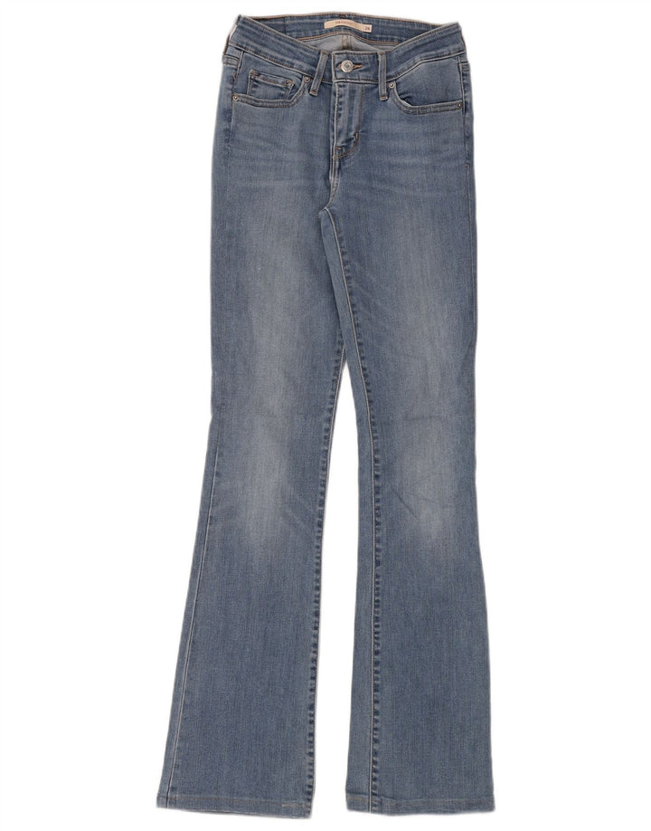 Calça jeans feminina Levi's 715 Bootcut W26 L32 azul algodão