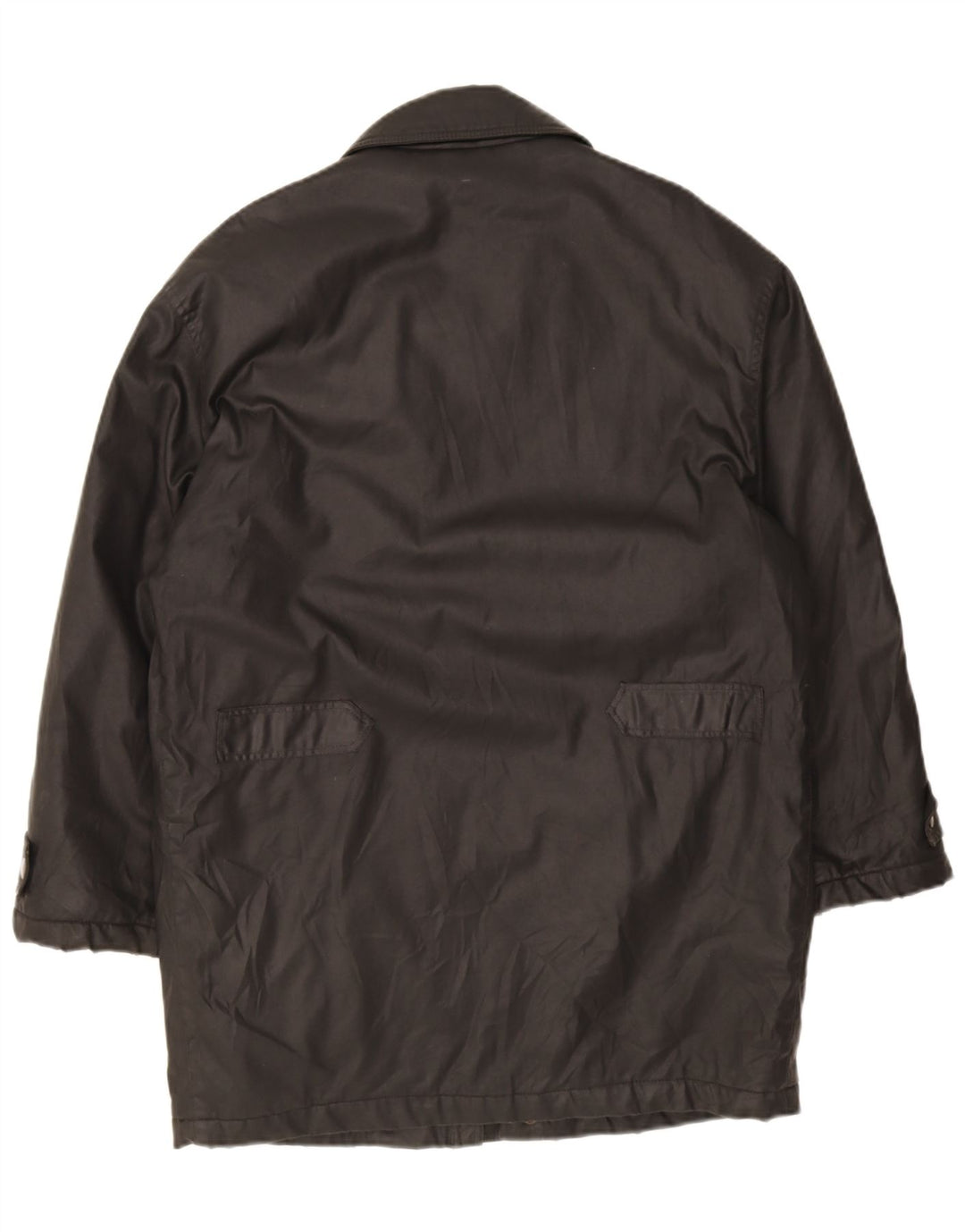 Casaco corta-vento masculino vintage UK 42 XL preto