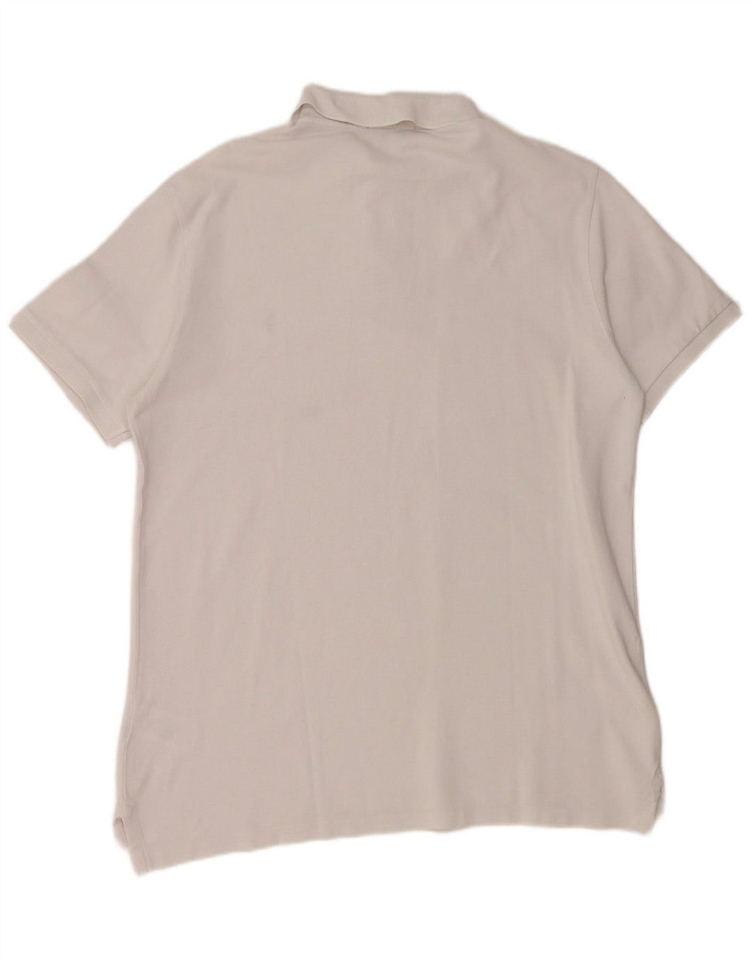 POLO RALPH LAUREN Camisa polo masculina personalizada slim fit grande algodão branco