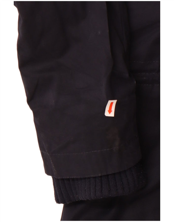 Jaqueta Parka com capuz feminina Superdry UK 18 XL azul marinho poliéster