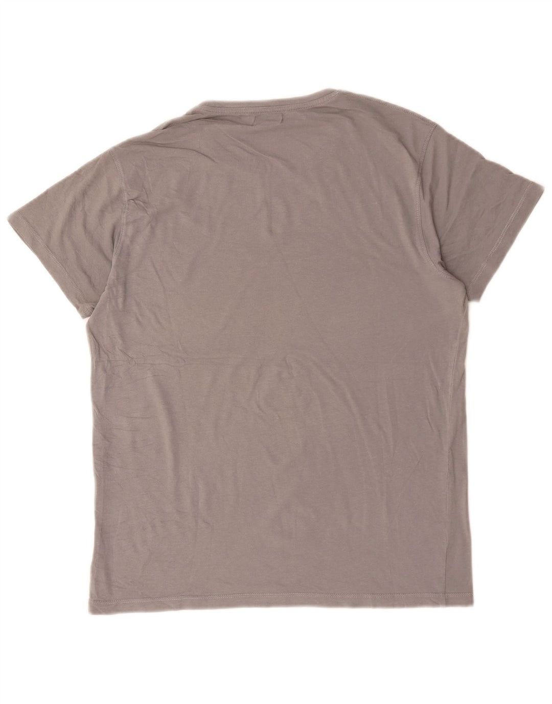 Camiseta gráfica masculina Avirex cinza médio