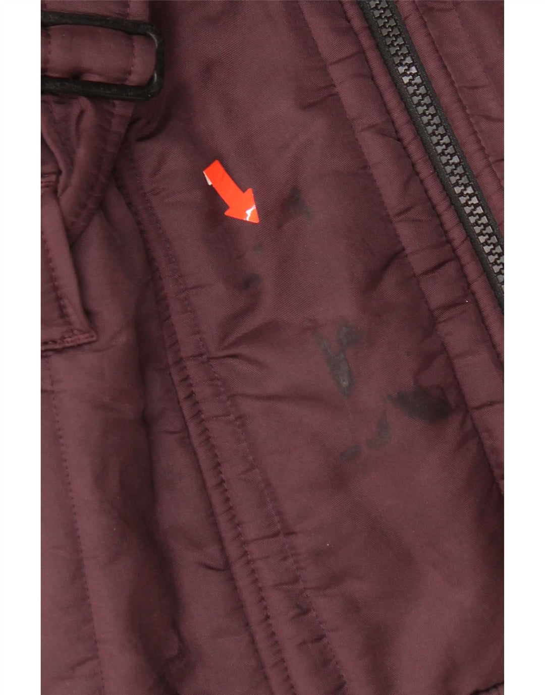 Jaqueta acolchoada feminina Refrigiwear UK 12 poliamida roxa média