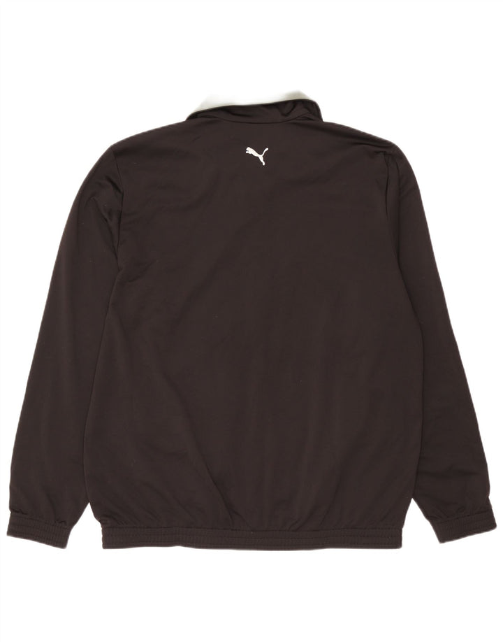 Puma Mens Tracksuit Top Jacket XL Preto Colourblock Poliéster