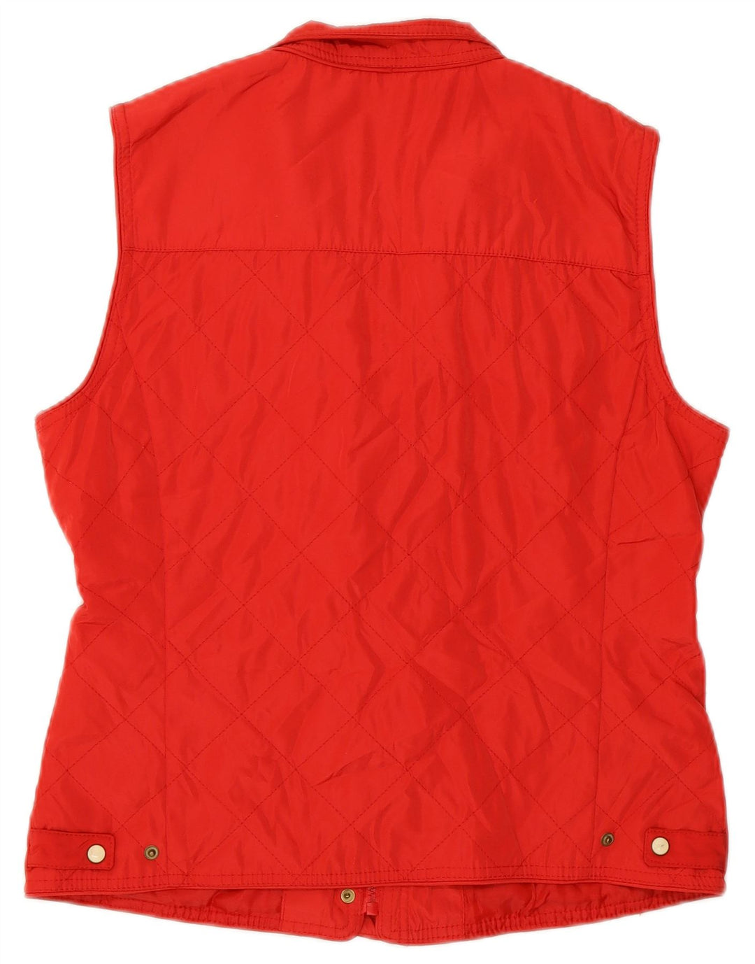 Colete acolchoado feminino Zara UK 14 grande vermelho