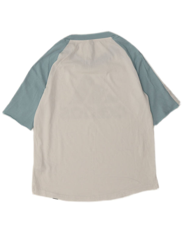 Adidas Camiseta Feminina Graphic Top UK 8/10 Pequeno Algodão Branco