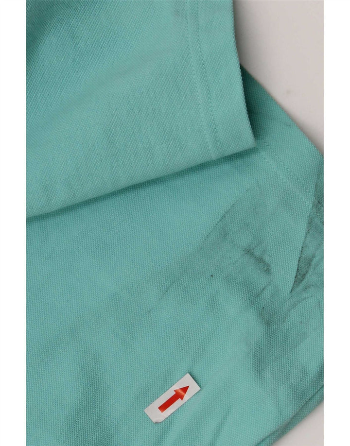 Camisa polo masculina Gant grande algodão turquesa