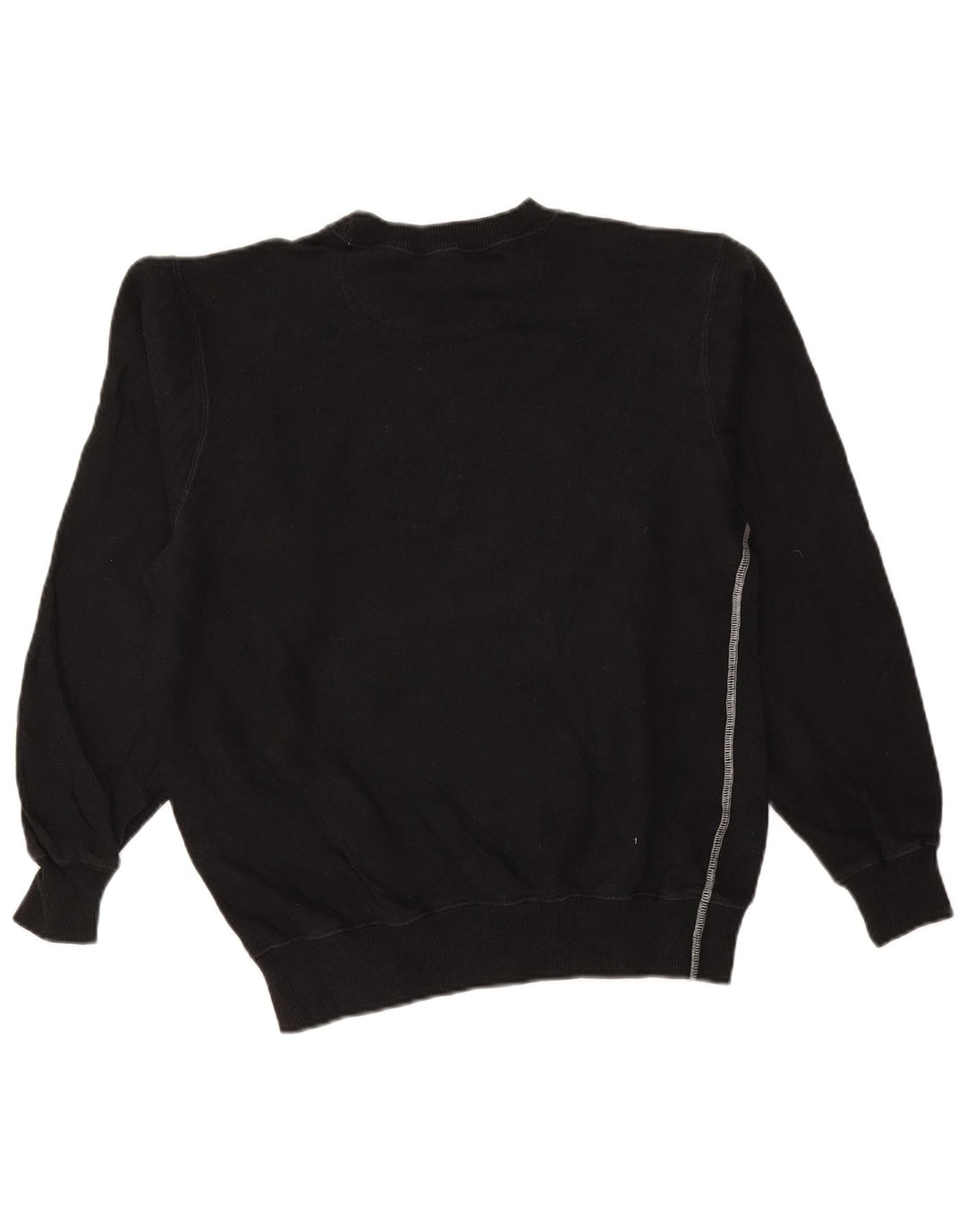 CHAMPION Suéter feminino com estampa gráfica superdimensionada Reino Unido 10 pequeno preto