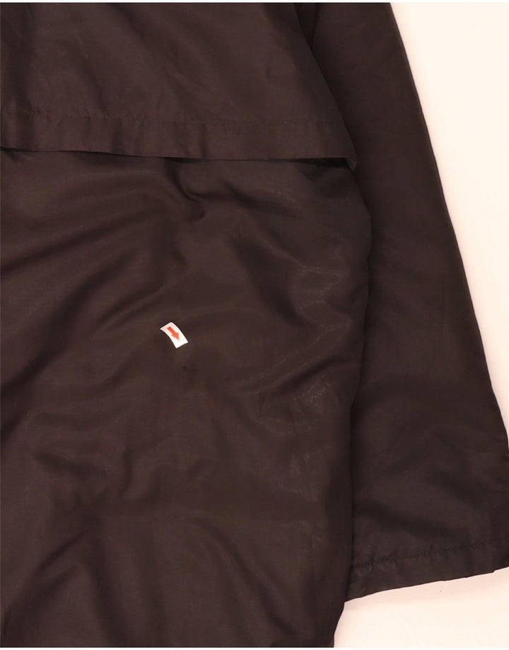 Jaqueta parka feminina Penny Black com capuz grande tamanho Reino Unido 10 pequena lã preta