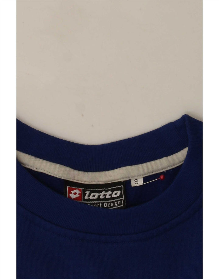 Lotto moletom gráfico masculino jumper pequeno azul