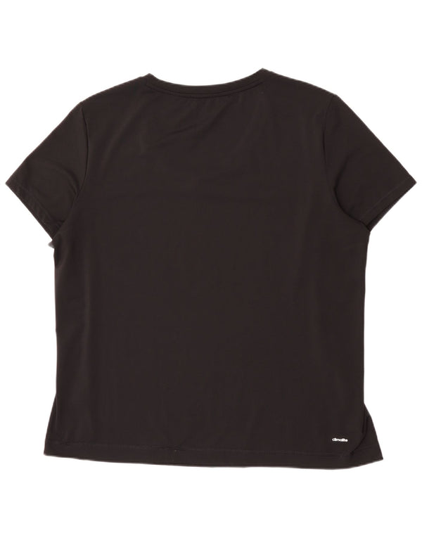 Camiseta Adidas Climalite Feminina Top UK 24/26 2XL Preto