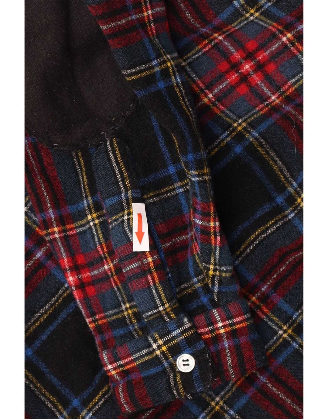 Camisa masculina de flanela Club Room grande lã xadrez multicolorida