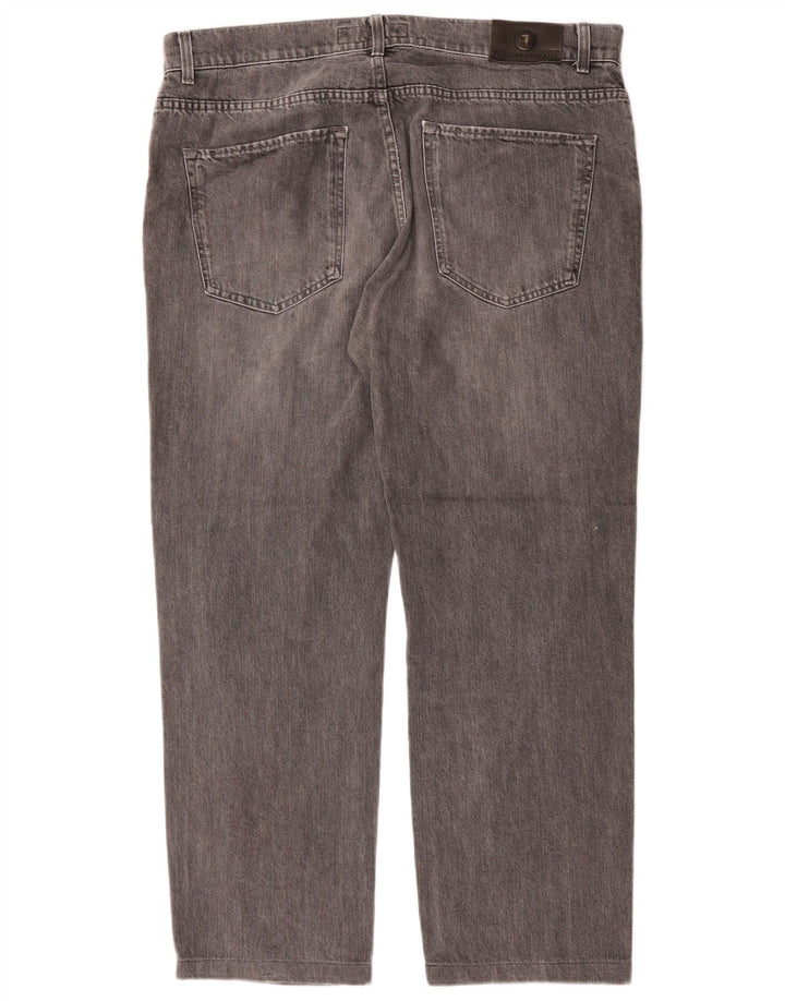 Jeans retos masculinos TRUSSARDI W38 L28 algodão cinza