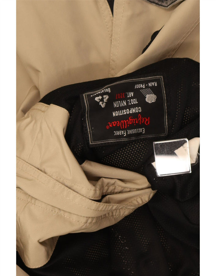 Jaqueta bomber masculina Refrigiwear UK 42 2XL bege Colourblock