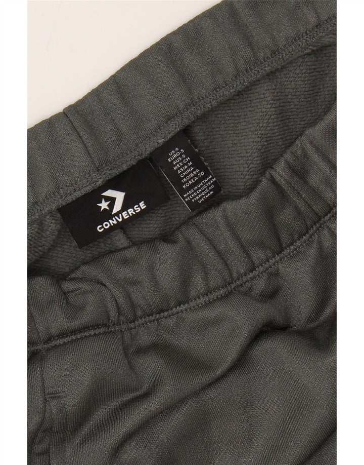 Calça de treino masculina CONVERSE Chuck Taylor joggers pequeno algodão cinza