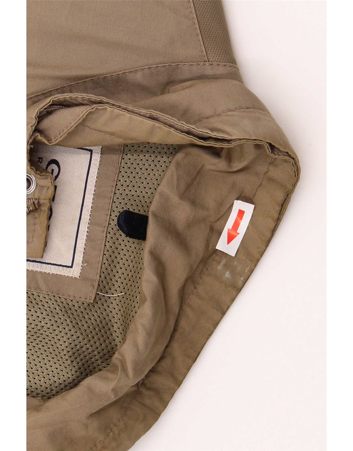 Jaqueta bomber masculina Geox Respira UK 42 XL poliéster marrom
