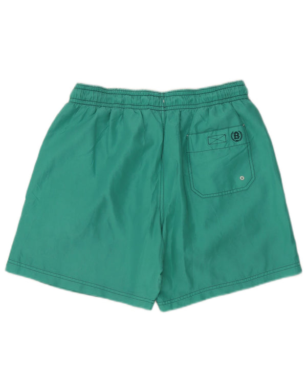 Shorts de natação masculino Marks & Spencer Blue Harbor poliéster verde médio