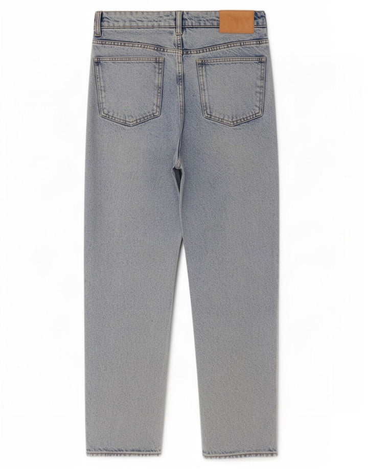 Zara Jeans Cônicos Femininos EU 40 Médio W30 L27 Azul