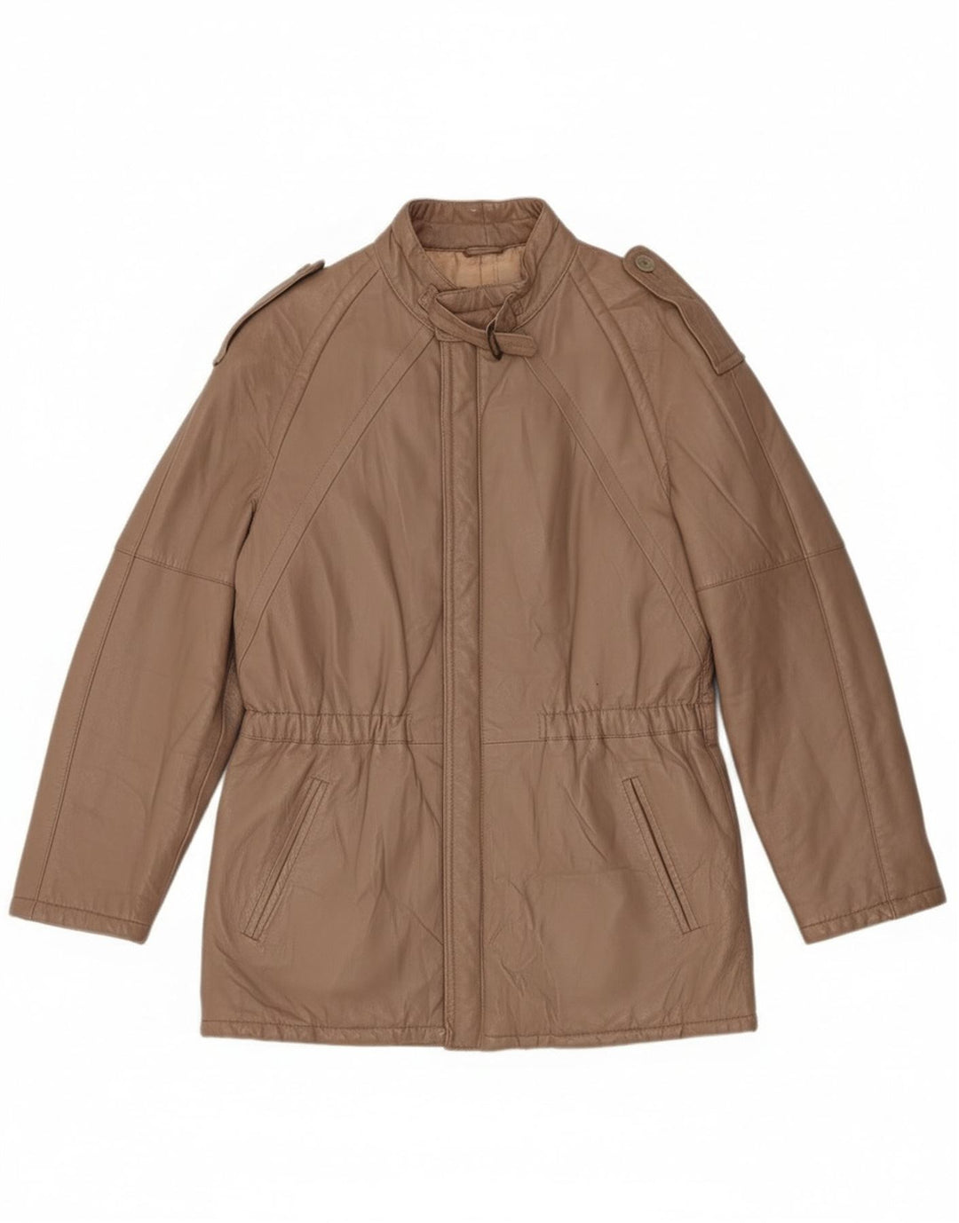 Jaqueta militar masculina vintage UK 38 marrom médio