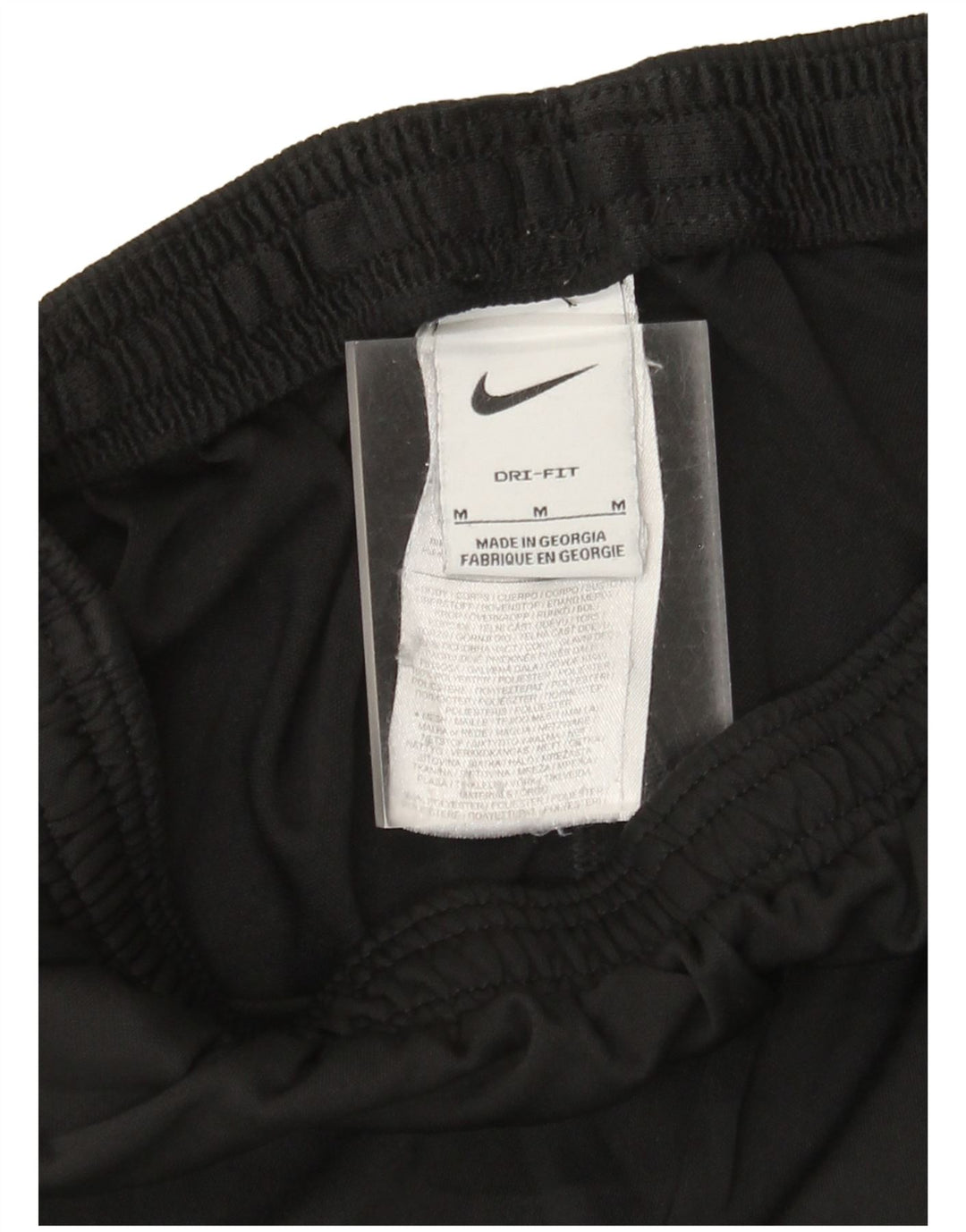 Calça de treino feminina Nike Dri Fit UK 14 poliéster preto médio