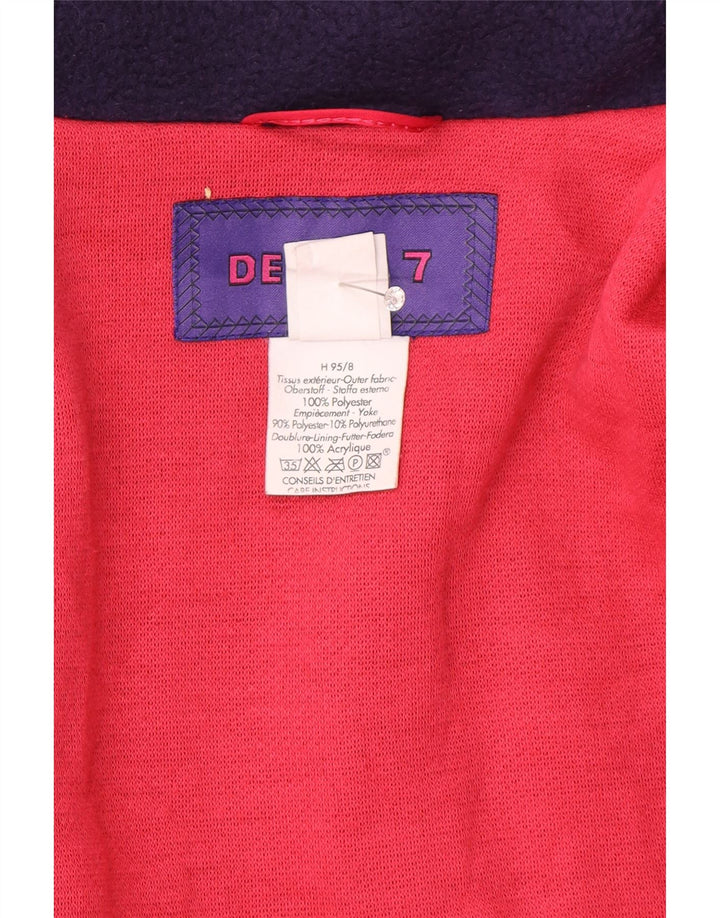 Jaqueta de esqui masculina Degre 7 com capuz IT 52 XL azul marinho Colourblock poliéster