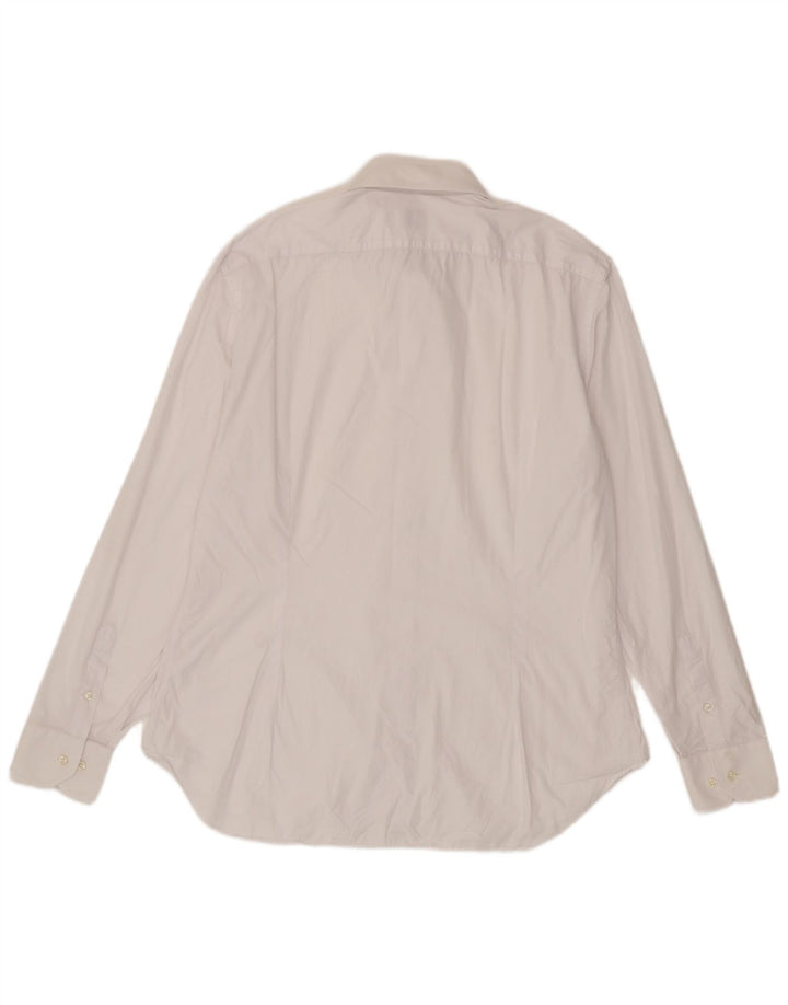 Camisa masculina Armani Collezioni tamanho 45 18 2XL branca