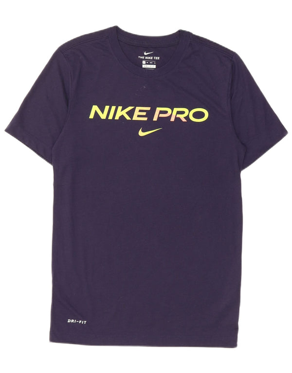 Camiseta masculina NIKE Dri Fit Graphic XS azul marinho poliéster