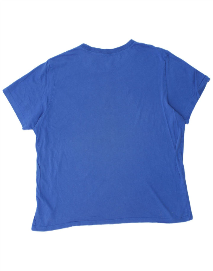Camiseta gráfica masculina NIKE XL azul algodão