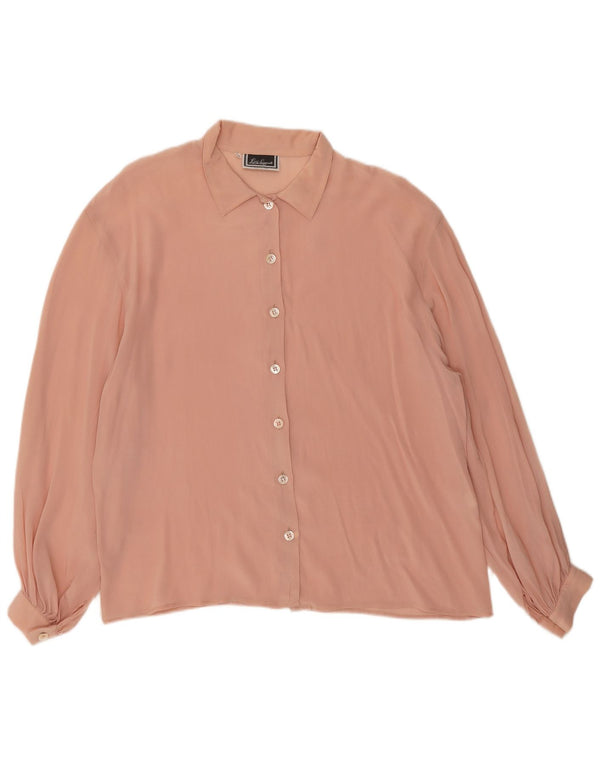 Blusa feminina Luisa Spagnoli IT 46 grande acetato rosa