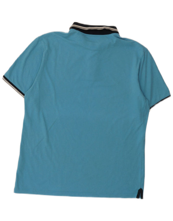 Camisa polo masculina Champion Herritage Fit 2XL algodão colorblock azul