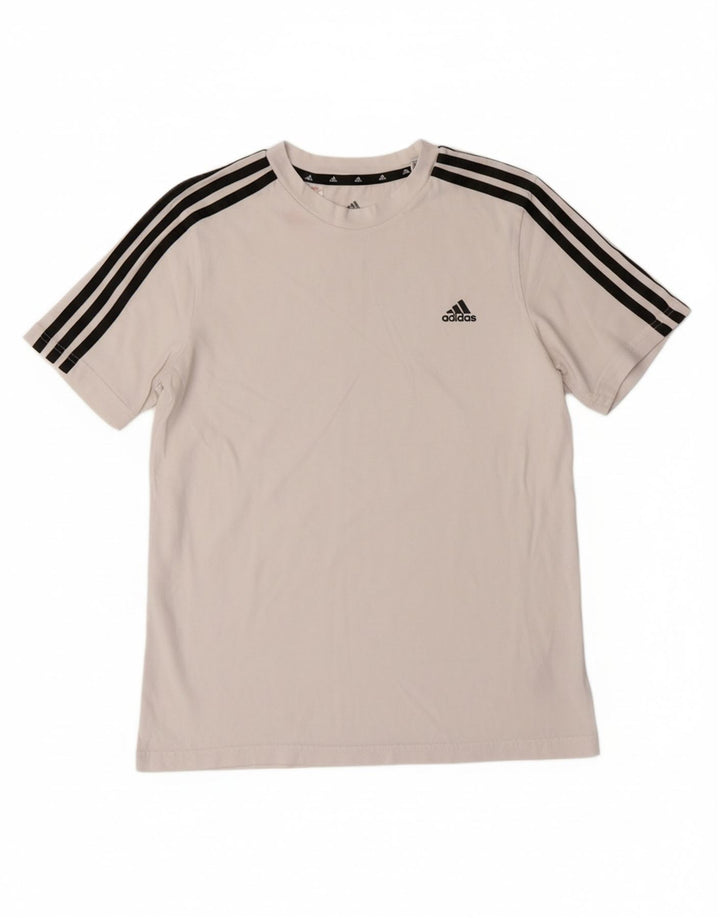 Camiseta Adidas Menino 13-14 Anos Branco Algodão
