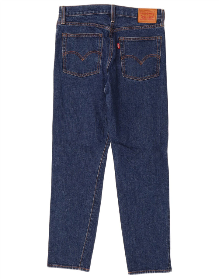 Jeans slim feminino LEVI'S W28 L28 algodão azul