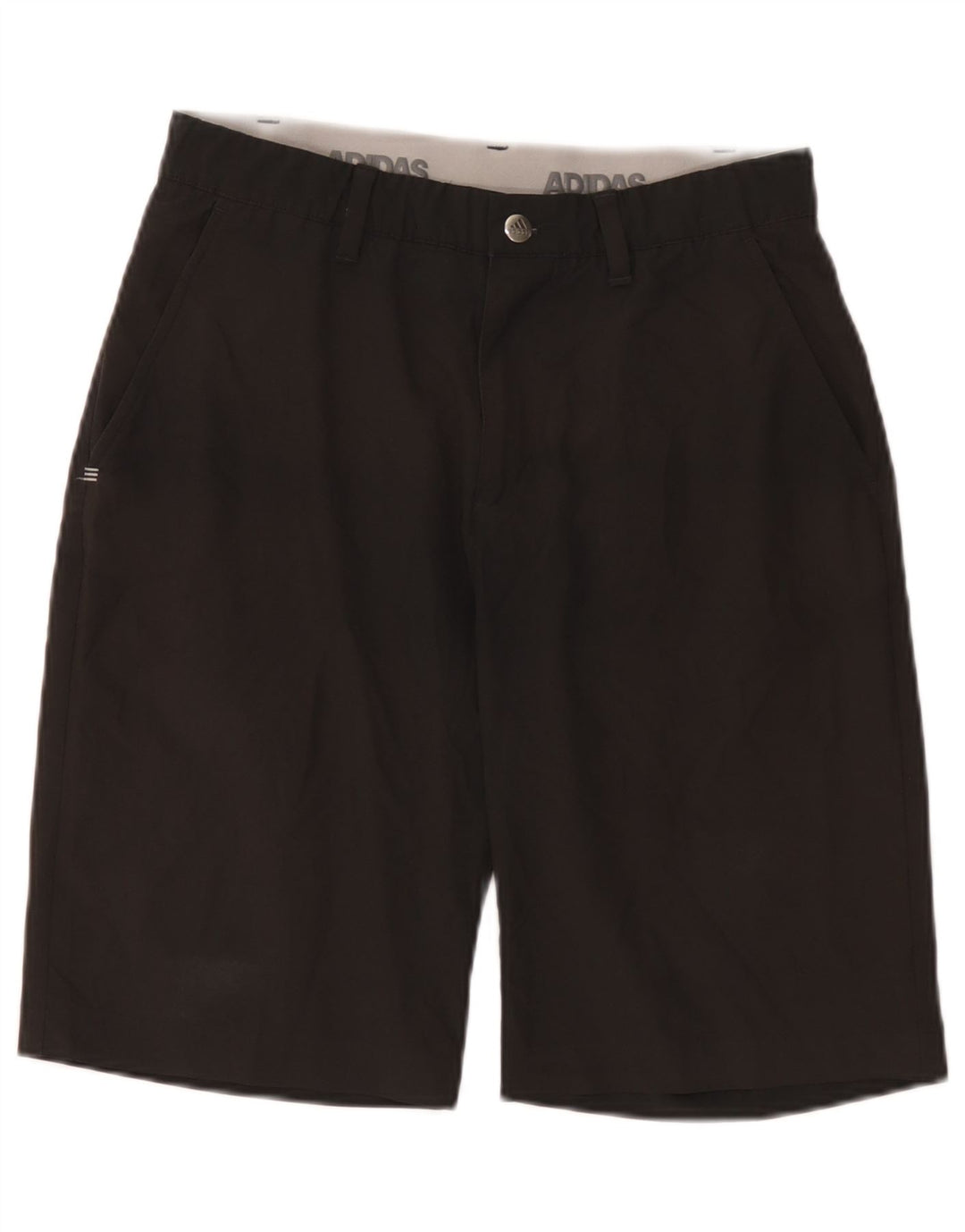 Adidas Mens Chino Shorts W30 Médio Poliéster Preto