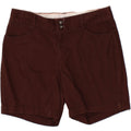 DOCKERS Womens Casual Shorts US 8 Medium W32  Burgundy Cotton Vintage Dockers and Second-Hand Dockers from Messina Hembry 