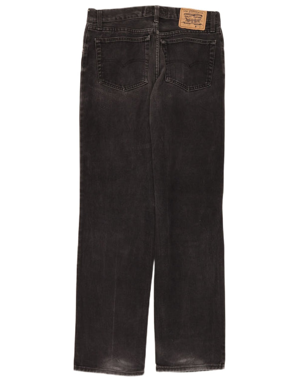 Jeans retos masculinos Levi's W33 L34 algodão preto
