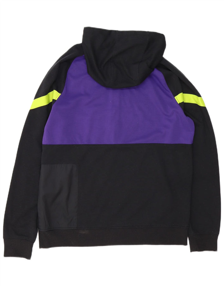 Suéter Nike masculino com capuz e zíper, grande, preto, colorido, poliéster