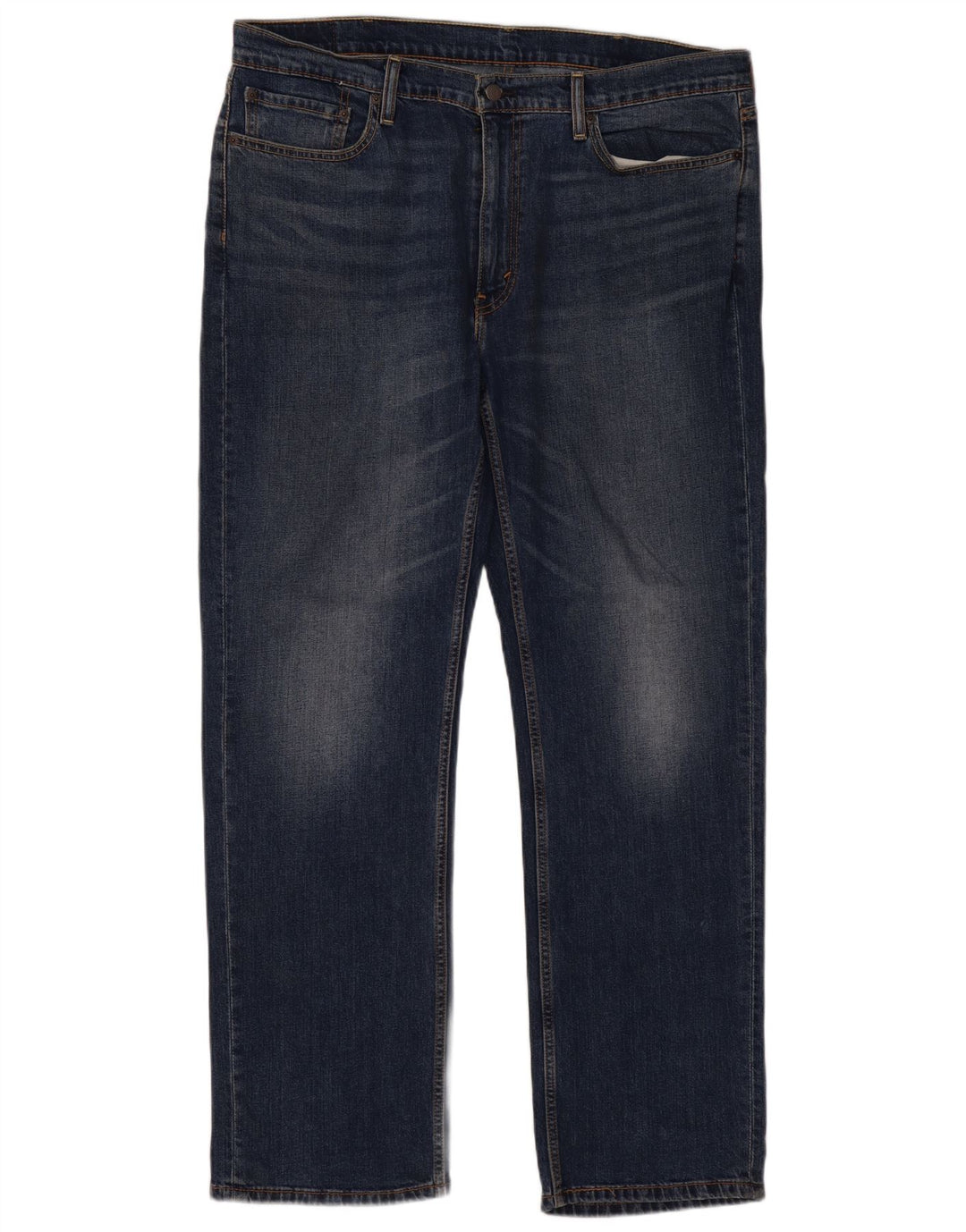 Levi's Masculino 514 Straight Jeans W38 L32 Azul Algodão
