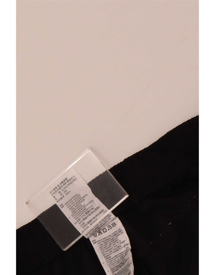 Shorts esportivos masculinos Adidas grande poliéster preto
