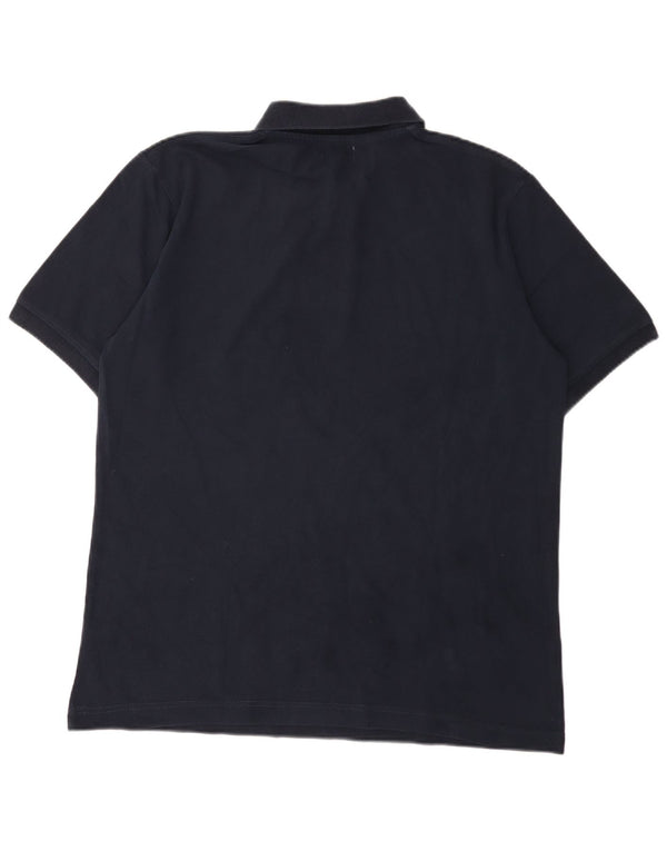 Kappa Mens Polo Shirt XL Navy Blue Cotton