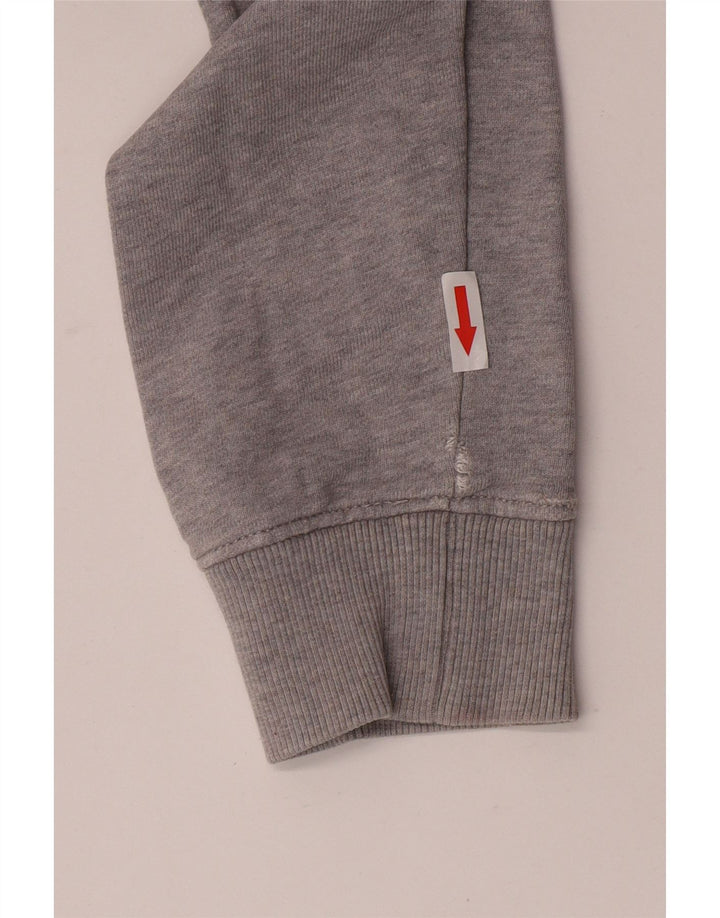 Tommy Hilfiger moletom gráfico masculino jumper grande algodão cinza