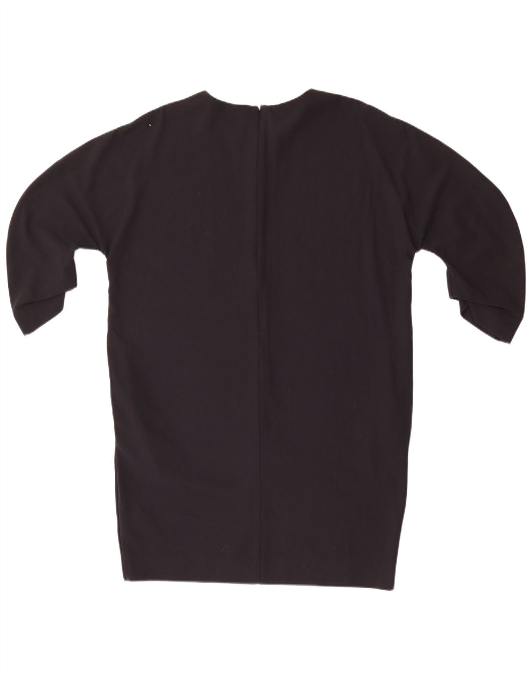 Cos vestido feminino manga 3/4 oversized shift EU 40 médio preto viscose