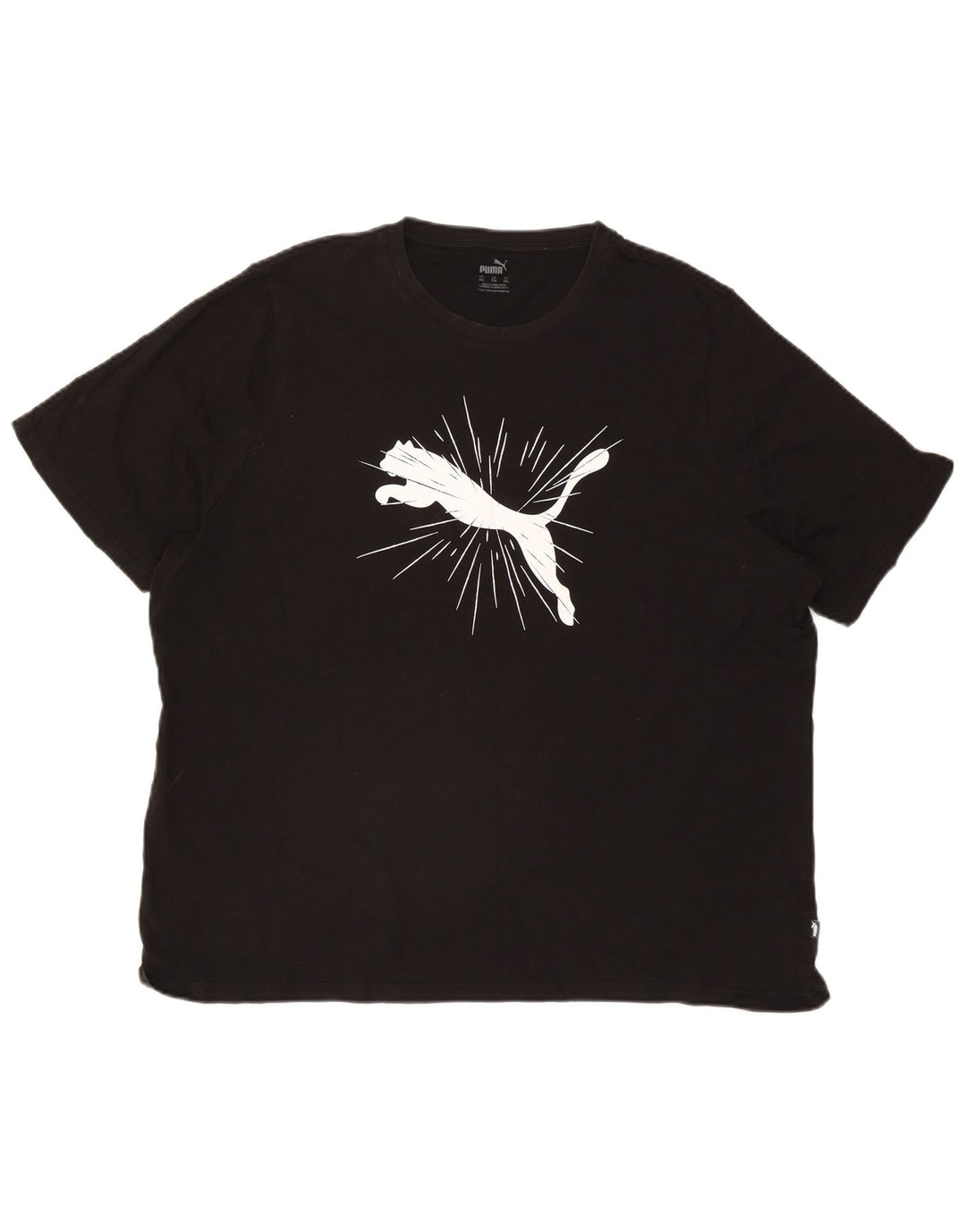 Camiseta masculina gráfica Puma Top 2XL preta