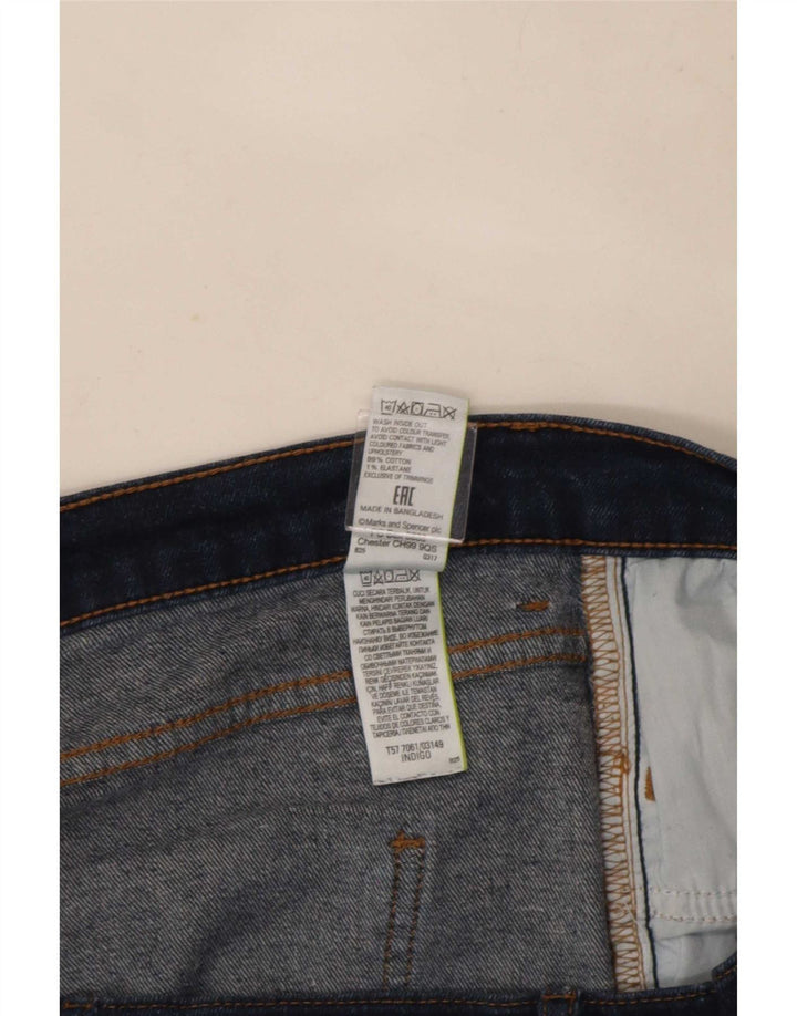 Jeans Marks & Spencer feminino slim bootcut Reino Unido 14 grande W32 L29 azul marinho
